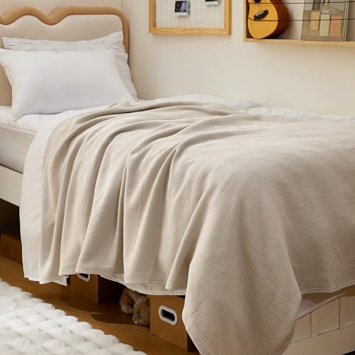 GentleSoft 100% Cotton Blanket Twin XL Size for Bed
