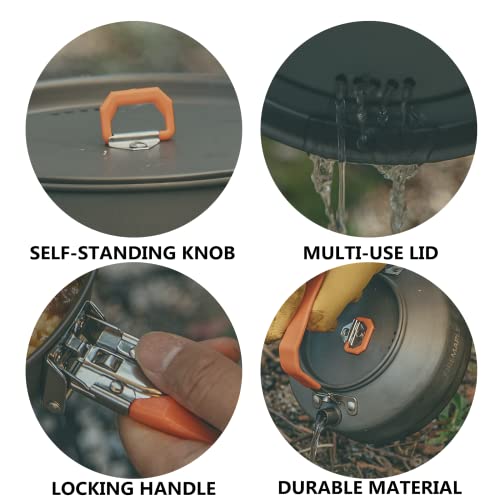 Feast 4 Outdoor Camping Cookware (12 Count)