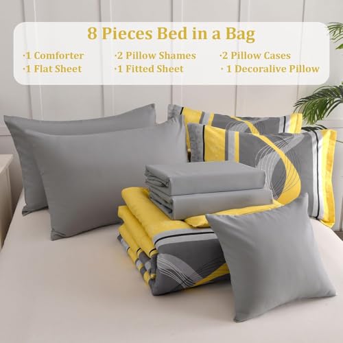 Yellow Comforter Set Full Size