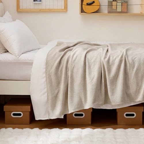 GentleSoft 100% Cotton Blanket Twin XL Size for Bed