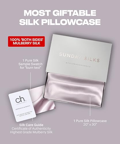 SUNDAYSILKS™ Premium Silk Pillow Cases