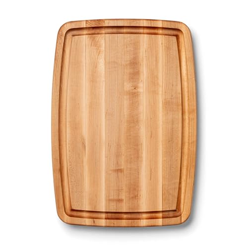 CB Series Rectangular Wooden Maple Cutting Board 20”x14”