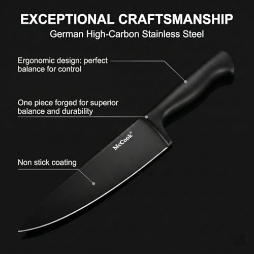 Premium Black Knife Sets