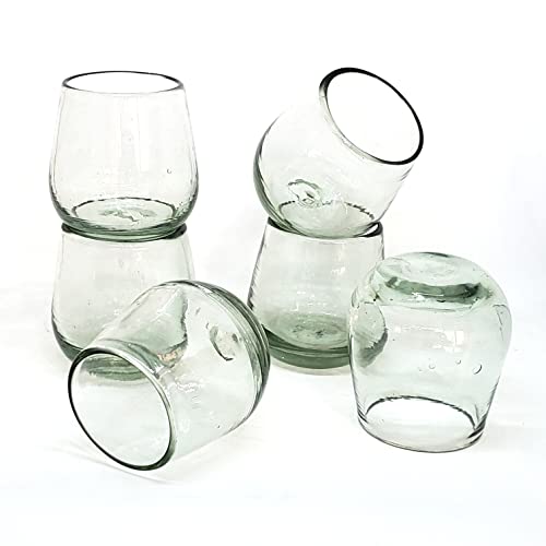 Clear 6 oz Roly Poly Glasses (6 Count)