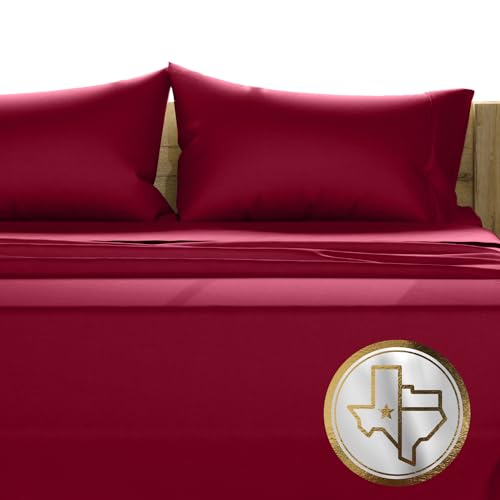 100% Egyptian Cotton Sheets Queen Size (4 Piece Set)