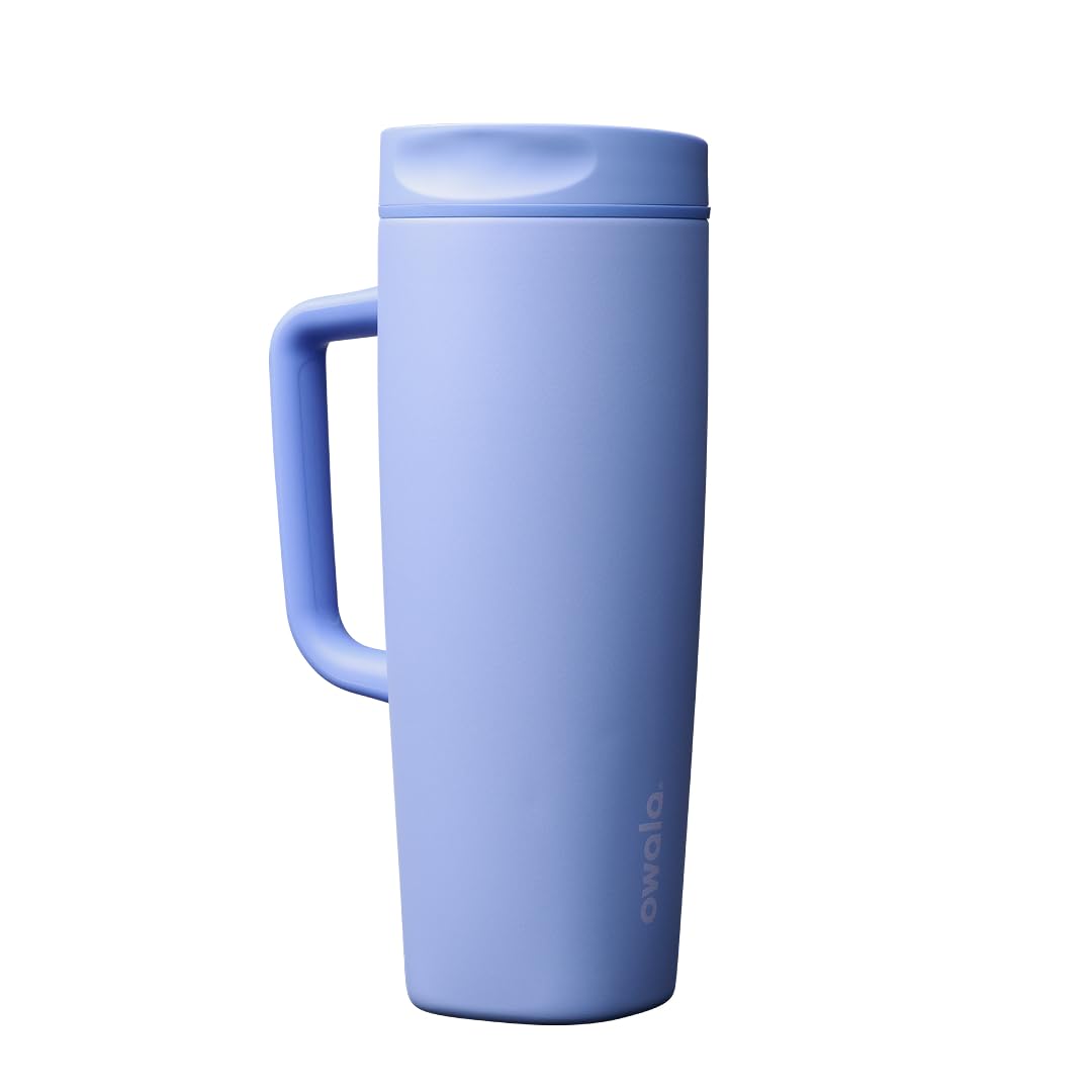 SmoothSip Slider Stainless Steel Insulated Travel Mug with Handle