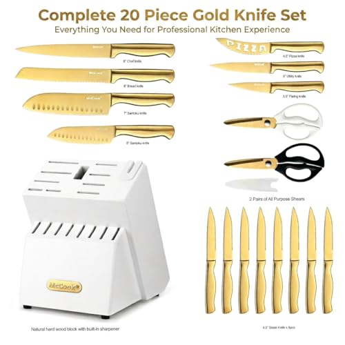 Kitchen Knife Sets (20 Count)