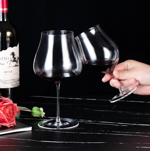 Crystal Red Wine Glasses Set of 2 (2 Count)