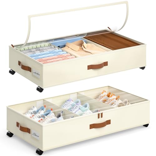 Under Bed Storage with Wheels (2 Count)