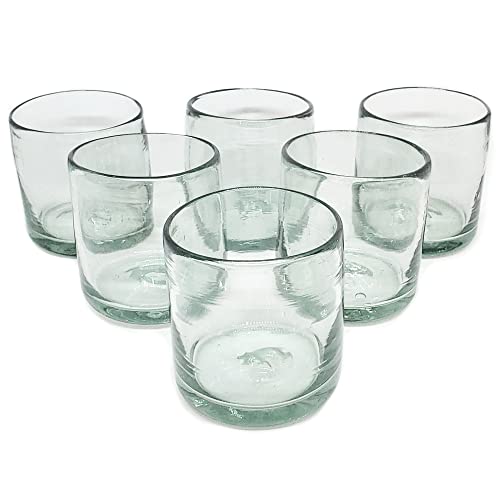 Clear Blown 8 oz DOF Rocks Glasses (6 Count)