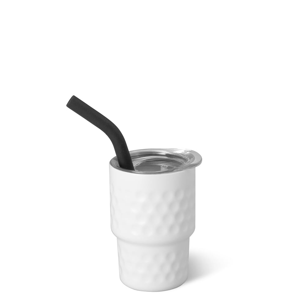 2oz Swig Shots Insulated Mini Tumbler with Straw