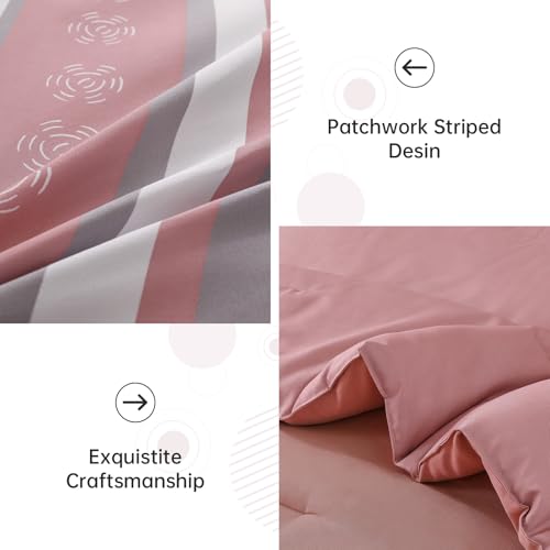 Pink Comforter Set Queen Size