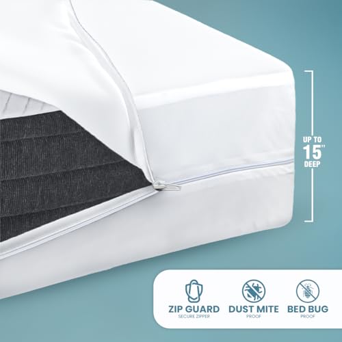 Mattress Protector Zippered Super Queen Size