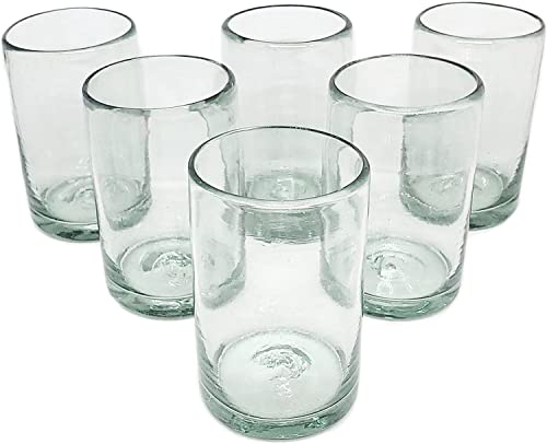 Clear Blown 9 oz Juice Glasses (6 Count)