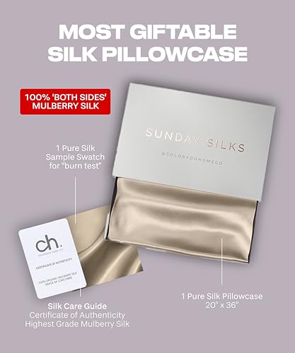 SUNDAYSILKS™ Silk Pillow Cases