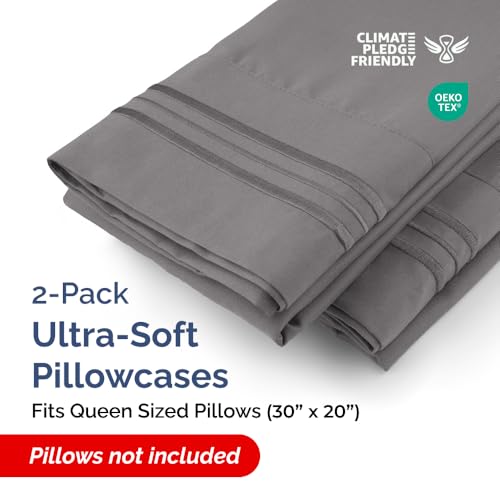 Queen Pillow Cases Set of 2 (2 Count)