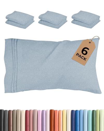Queen Pillow Cases Set of 6 (6 Count)
