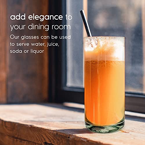Clear 20 oz Tall Iced Tea Glasses (6 Count)