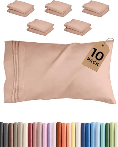 King Pillow Cases Set of 10 (10 Count)