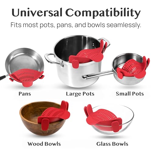 Snap N Strain Silicone Pot Strainer