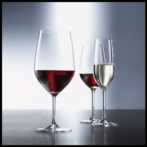 Tritan Crystal Glass Forte Stemware Collection Claret Goblet Red Wine Glass (6 Count)
