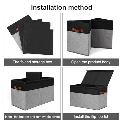 Large Toy Storage Box with Lid