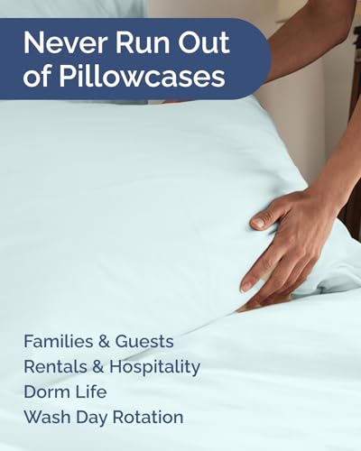 King Standard Pillow Cases Set of 10 (10 Count)
