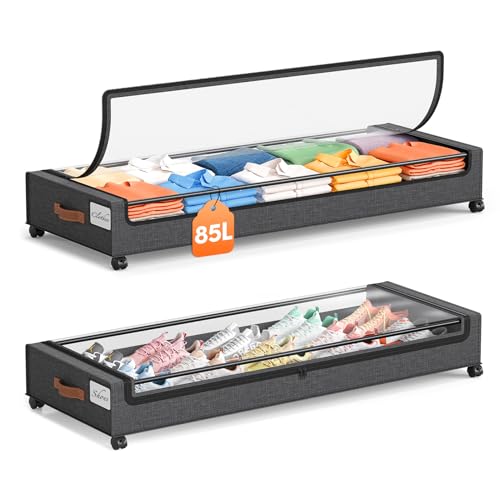 85 L Under Bed Storage with Wheels (2 Count)