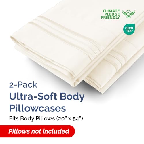 Body Pillow Cases Set of 2 (2 Count)
