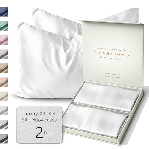 SUNDAYSILKS™ Silk Pillow Cases 2 PACK