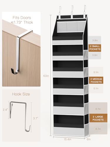 2 Pack Over the Door Organizer (2 Count)