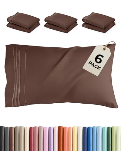 King Standard Pillow Cases Set of 6 (6 Count)