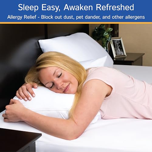 Split Cali King Mattress Encasement 36" x 84" (2 Count)