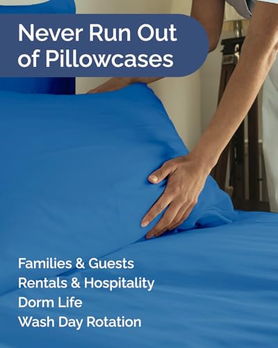King Standard Pillow Cases Set of 8 (8 Count)