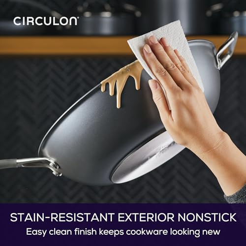 A1 Series with ScratchDefense Nonstick Induction Cookware Stir Fry Pan