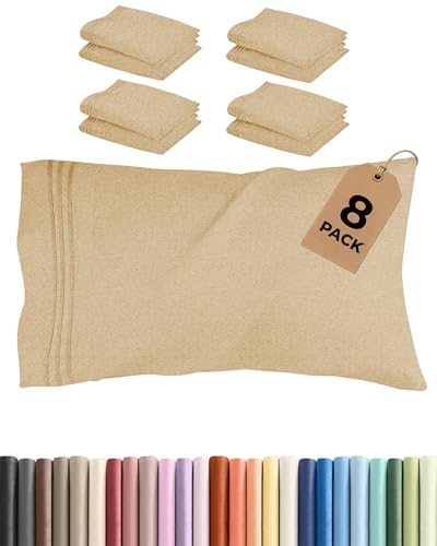 Queen Pillow Cases Set of 8 (8 Count)