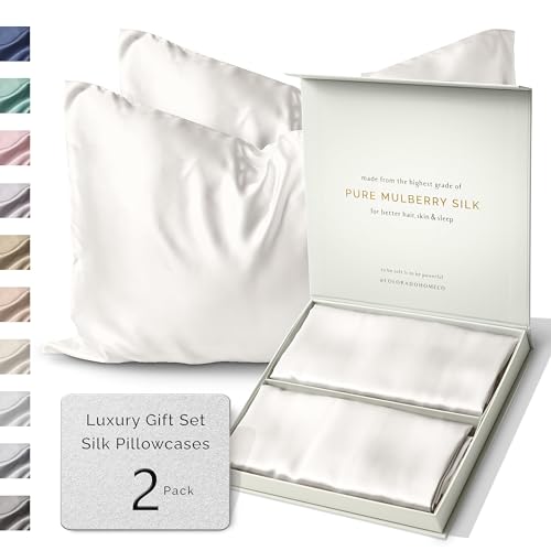 SUNDAYSILKS™ Silk Pillow Cases 2 PACK