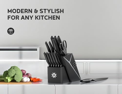 Kitchen Knife Set (15 Count)