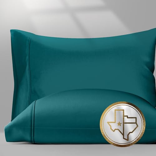100% Egyptian Cotton Pillow Cases King Size Set of 2 (2 Count)