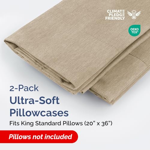 King Standard Pillow Cases Set of 2 (2 Count)
