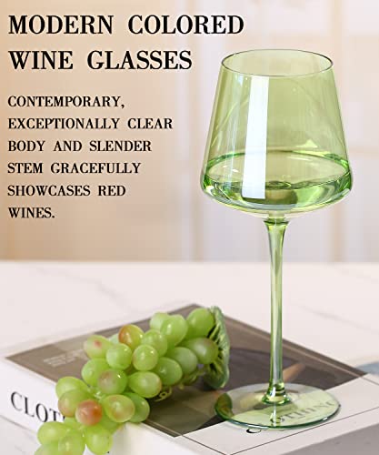 Green Wine Glasses Set of 6 (6 Count)