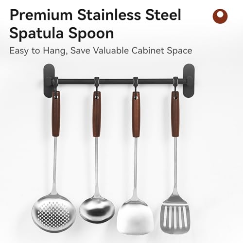 4 Piece Wok Spatula and Ladle Set (4 Count)