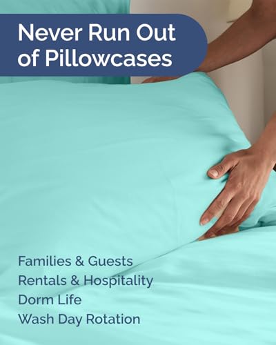 King Standard Pillow Cases Set of 8 (8 Count)