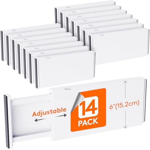 6" Tall Upgrade Drawer Dividers (14 Count)