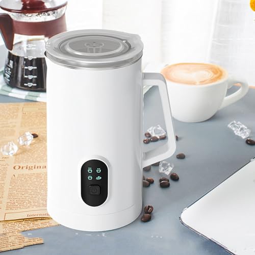 Automatic Milk Frother Handheld Electric Hot Cold Foam Maker Large Capacity Easy Great Family US Plug 110V