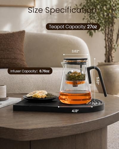 Echanted Teapot with Infuser for Loose Tea