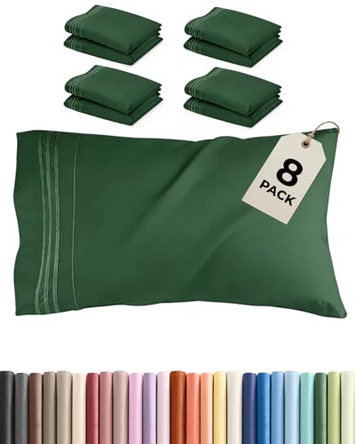 King Standard Pillow Cases Set of 8 (8 Count)