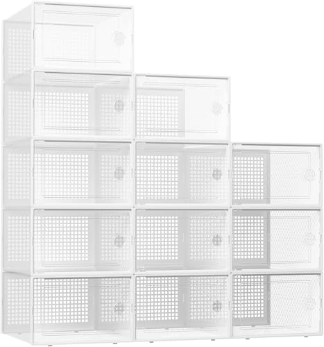 XX Large Shoe Storage Boxes 12 Pack (12 Count)