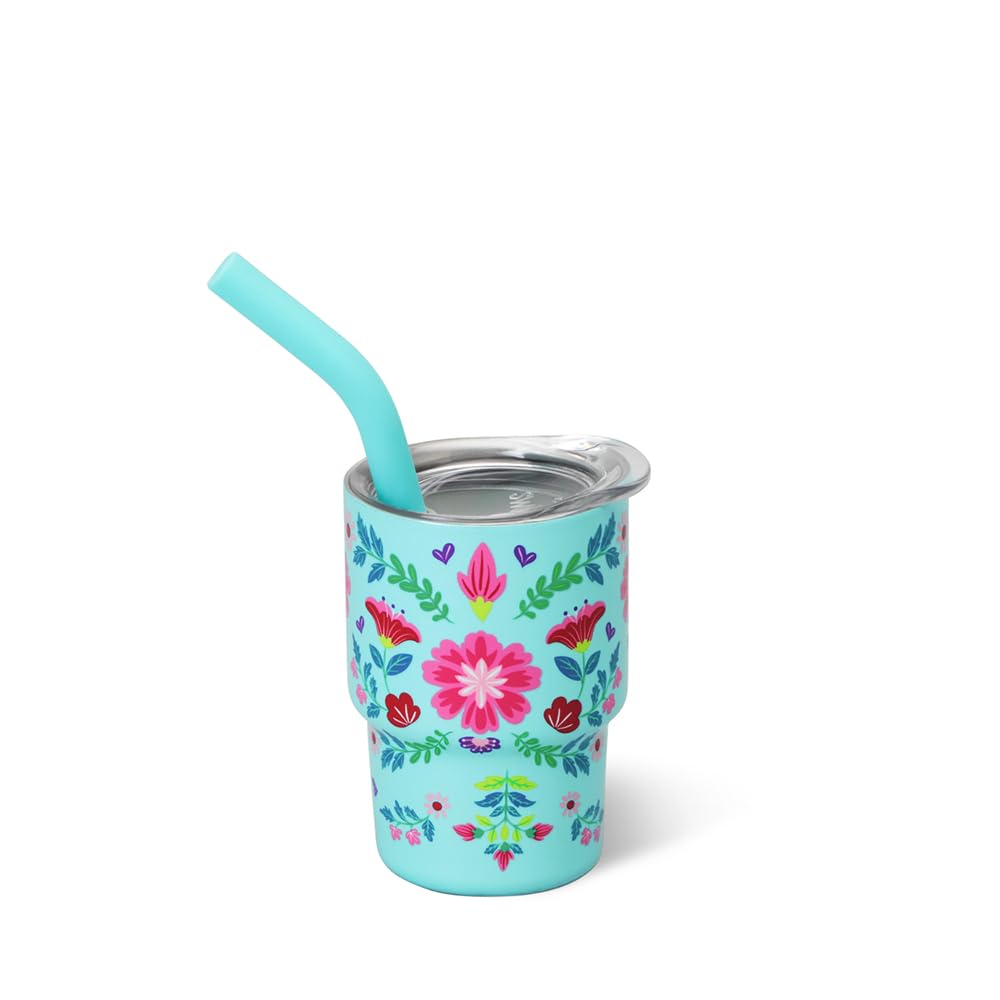 2oz Swig Shots Insulated Mini Tumbler with Straw