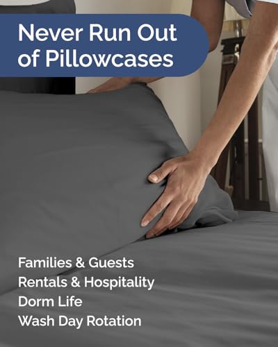 King Pillow Cases Set of 10 (10 Count)